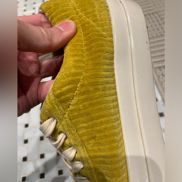 Stepney Workers Club (U.K. brand) yellow corduroy sneakers. US Men’s 7/ EU 40 - Picture 5 of 6